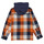 Textil Rapaz Camisa Name it NKMLANE LS OVERSHIRT WH Laranja / Marinho / Branco