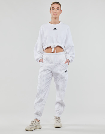 Textil Mulher Calças de treino Adidas Sportswear DANCE CARGO Branco