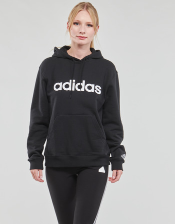 Textil Mulher Sweats Adidas Sportswear LIN FT HD Preto