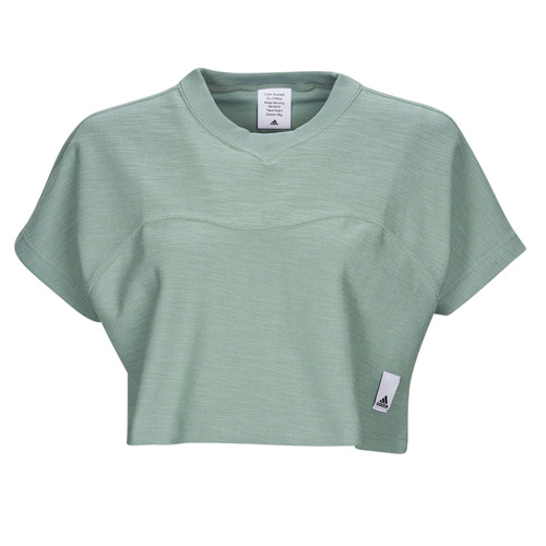 Textil Mulher T-Shirt mangas curtas womens adidas Sportswear LNG LFT TEE Verde