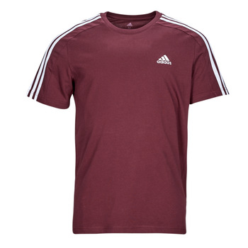 Textil Homem T-Shirt mangas curtas Adidas Sportswear 3S SJ T Vermelho