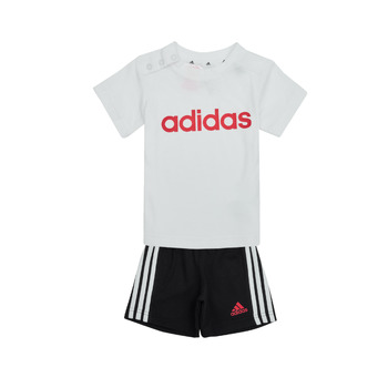 Textil Criança Conjunto Adidas Sportswear I LIN CO T SET Branco