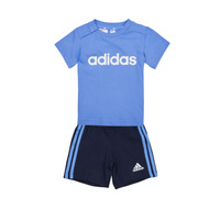 Textil Criança Conjunto Adidas Sportswear I LIN CO T SET Azul