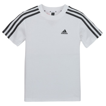 Textil Criança T-Shirt mangas curtas Adidas Sportswear LK 3S CO TEE Branco