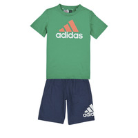 Textil Criança Conjunto adidas diversity Sportswear LK BL CO T SET Azul / Verde