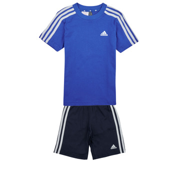 Textil Rapaz Conjunto Adidas Sportswear LK 3S CO T SET Azul