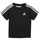 Textil Rapaz T-Shirt mangas curtas Comfort Adidas Sportswear IB 3S TSHIRT Preto