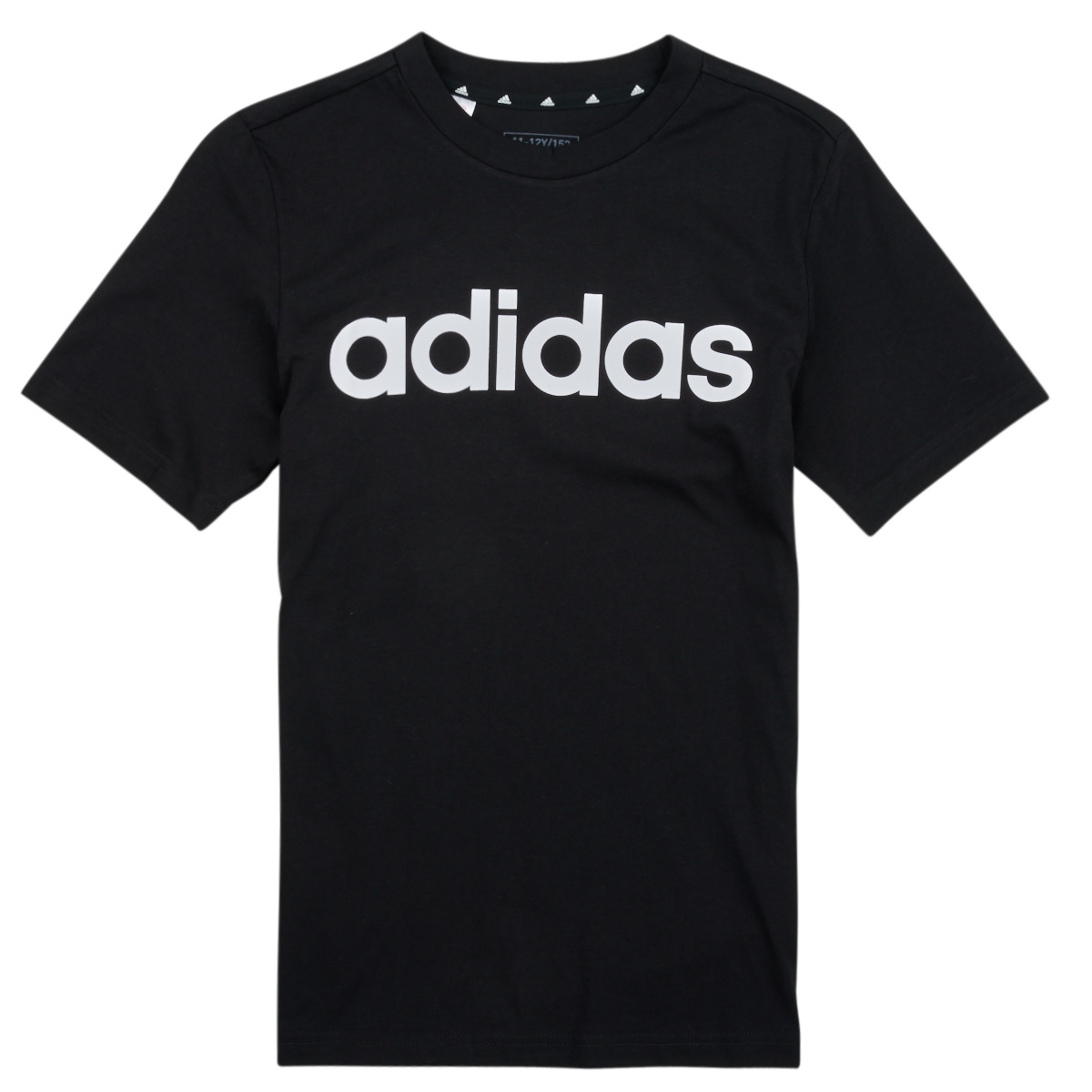 Textil Criança T-Shirt mangas curtas Adidas Camiseta Sportswear LIN TEE Preto
