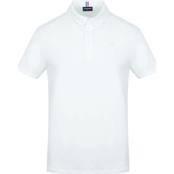 Textil Homem T-shirts e Pólos Le Coq Sportif Essentiels Polo Branco