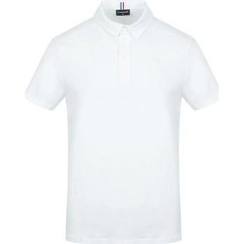 Textil Homem T-shirts e Pólos Le Coq Sportif Essentiels Polo Branco