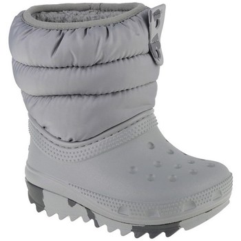 Sapatos Criança Botas de neve Crocs Botas de neve Cinza