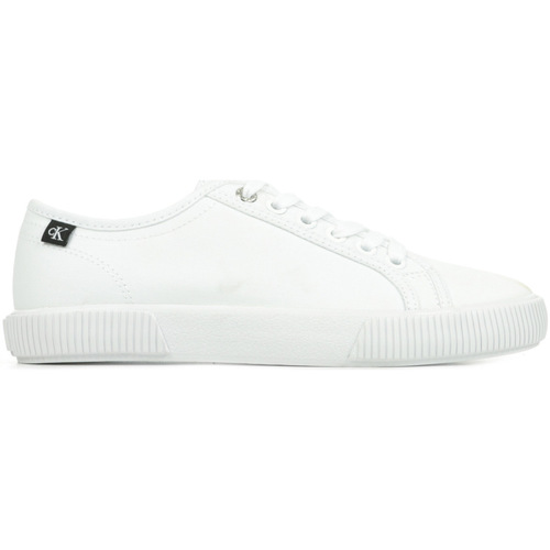 Sapatos Mulher Sapatilhas Calvin BRW Klein Jeans Vulcanized Sneaker Laceup Branco