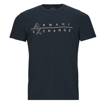 Textil Homem T-Shirt mangas curtas Armani Exchange 3RZTBR Marinho