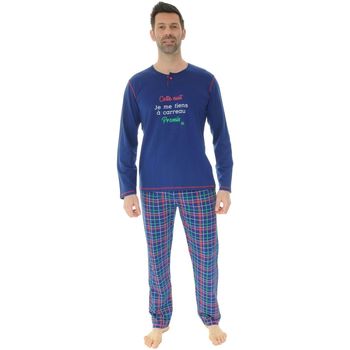 Textil Homem Pijamas / Camisas de dormir Christian Cane MEGASAGE Azul