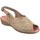 Sapatos Mulher Multi-desportos Duendy Pés delicados lady  496 platina Prata