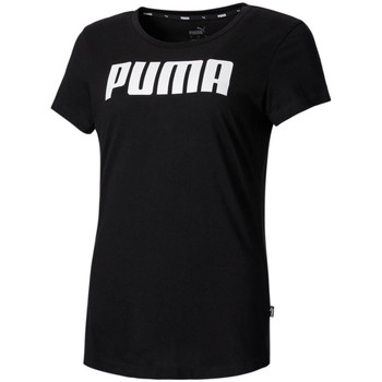 Textil Mulher T-shirts e Pólos Puma  Preto