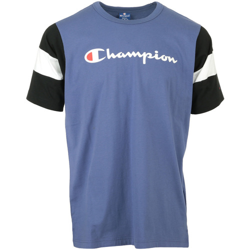 Textil Homem Cadeiras de exterior Champion Crewneck T-Shirt Azul