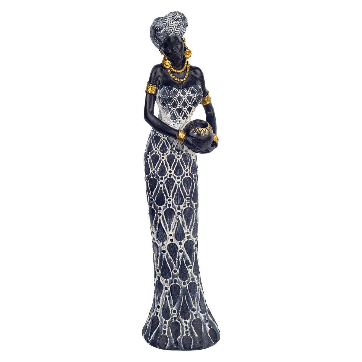 Casa Estatuetas Signes Grimalt Figura Mulher Africana Castanho