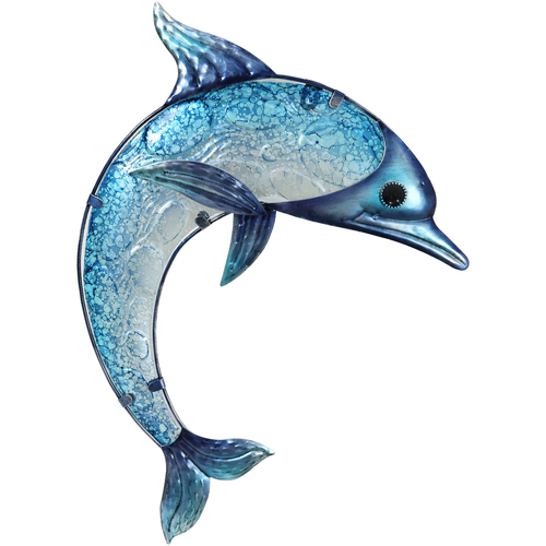 Casa Estatuetas Signes Grimalt Ornamento De Golfinhos Azul