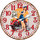 Casa Relógios Signes Grimalt Rota 66 Relógio De Parede Vermelho