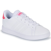 Sapatos Rapariga Sapatilhas moc adidas Sportswear ADVANTAGE K Branco / Rosa