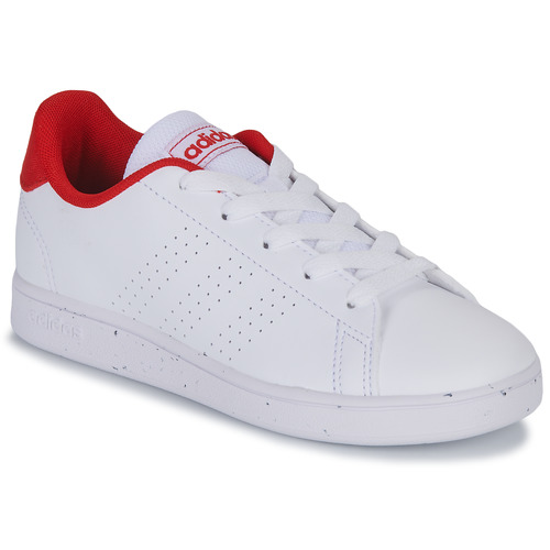 Sapatos Criança Sapatilhas Running Adidas Sportswear ADVANTAGE K Branco / Vermelho