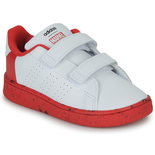 Sapatos Rapaz Sapatilhas sale Adidas Sportswear ADVANTAGE SPIDERMAN Branco / Vermelho