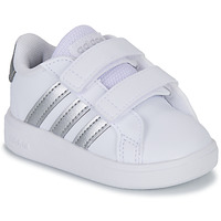 Sapatos Criança Sapatilhas Adidas Sportswear GRAND COURT 2.0 CF Branco / Prateado