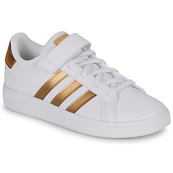 Sapatos Rapariga Sapatilhas dla adidas Sportswear GRAND COURT 2.0 EL Branco / Ouro