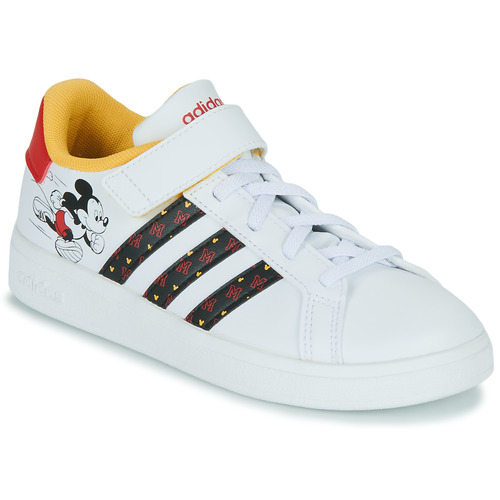 Sapatos Criança Sapatilhas word adidas Sportswear GRAND COURT MICKEY Branco / Mickey