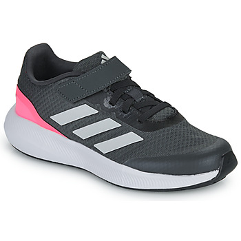 Sapatos Rapariga Sapatilhas de corrida Adidas Sportswear RUNFALCON 3.0 EL K Cinza / Rosa