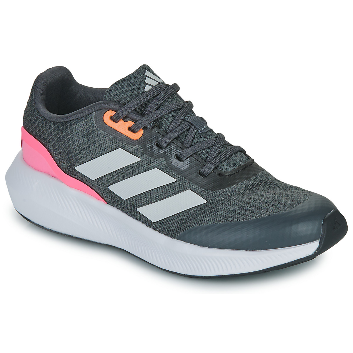 Sapatos Rapariga Sapatilhas de corrida Adidas Sportswear RUNFALCON 3.0 K Cinza / Rosa