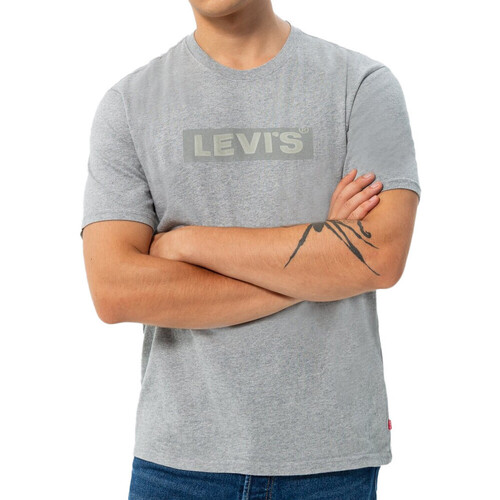 Textil Homem T-shirts e Pólos Levi's  Cinza