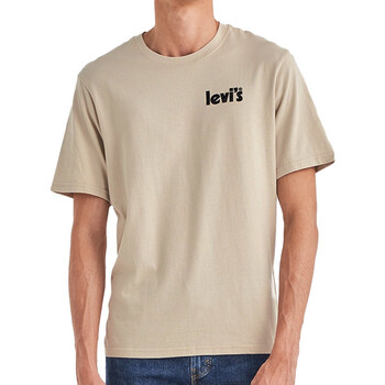 Textil Homem T-Shirt mangas curtas Levi's  Bege
