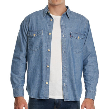 Textil Homem FIVE CM graphic-print flap-pocket shirt jacket Levi's  Azul