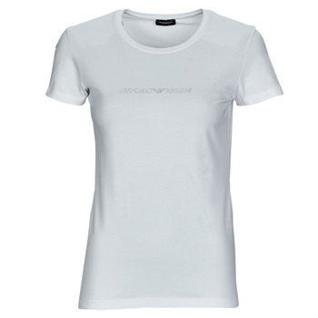 Textil Mulher T-Shirt mangas curtas Emporio Armani T-SHIRT CREW NECK Branco