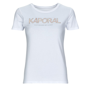 Textil Mulher T-Shirt mangas curtas Kaporal JALL ESSENTIEL Branco