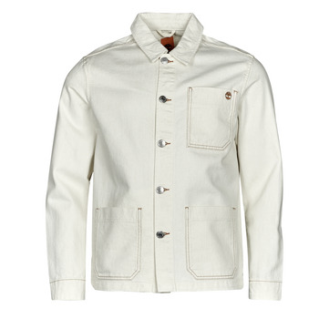 Textil Homem Jaquetas Timberland Work For The Future - Cotton Hemp Denim Chore Jacket Branco