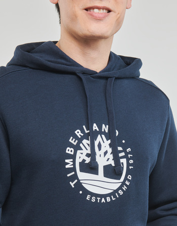 Timberland Refibra Logo Hooded Sweatshirt (Regular LB) Preto