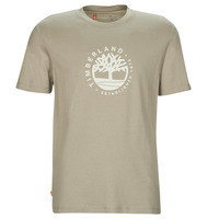 Textil Homem T-Shirt mangas curtas Timberland SS Refibra Logo Graphic Tee Regular Cinza