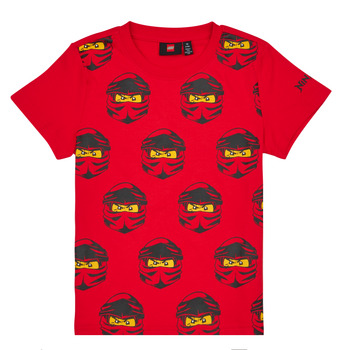 Textil Rapaz T-Shirt mangas curtas LEGO Wear  LWTAYLOR 611 - T-SHIRT S/S Vermelho