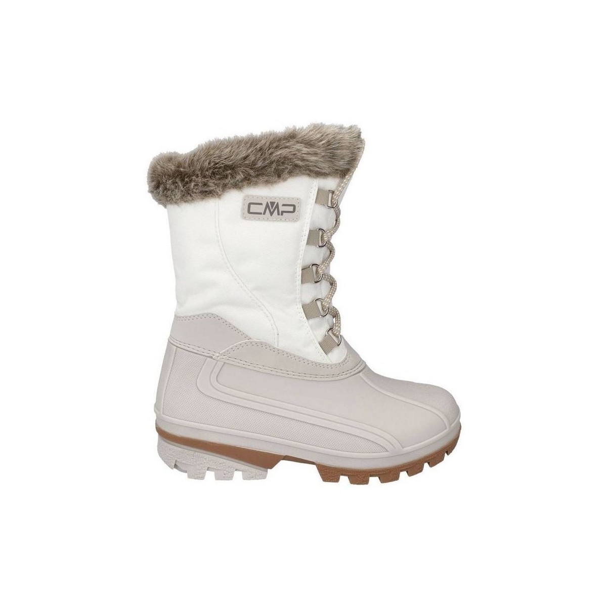 Sapatos Mulher Botas de neve Cmp Polhanne Creme, Branco