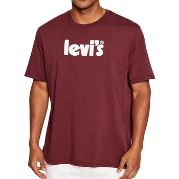 Textil Homem T-shirts e Pólos Levi's  Vermelho