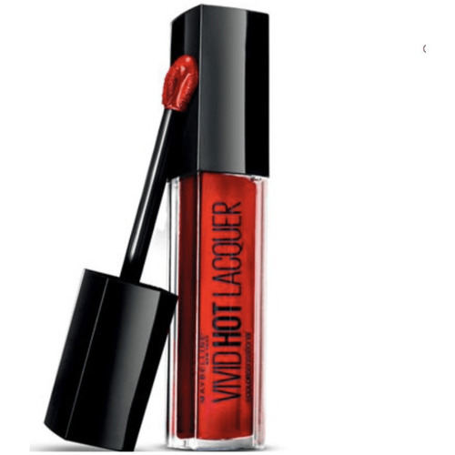 beleza Mulher Batom Maybelline New York Vivid Hot Lacquer Lipstick - 70 So Hot Vermelho