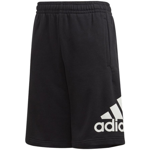 Textil Rapaz Shorts / Bermudas black adidas Originals  Preto