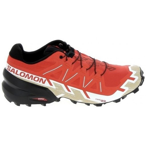 Sapatos Homem Sapatilhas de corrida Salomon Speedcross 6 Rouge Vermelho