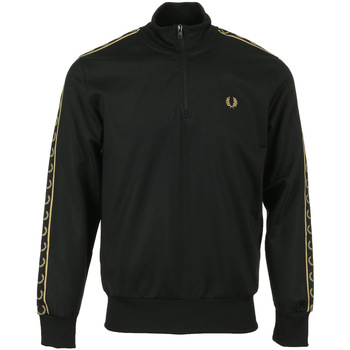 Fred Perry Taped Half Zip Track Top Preto