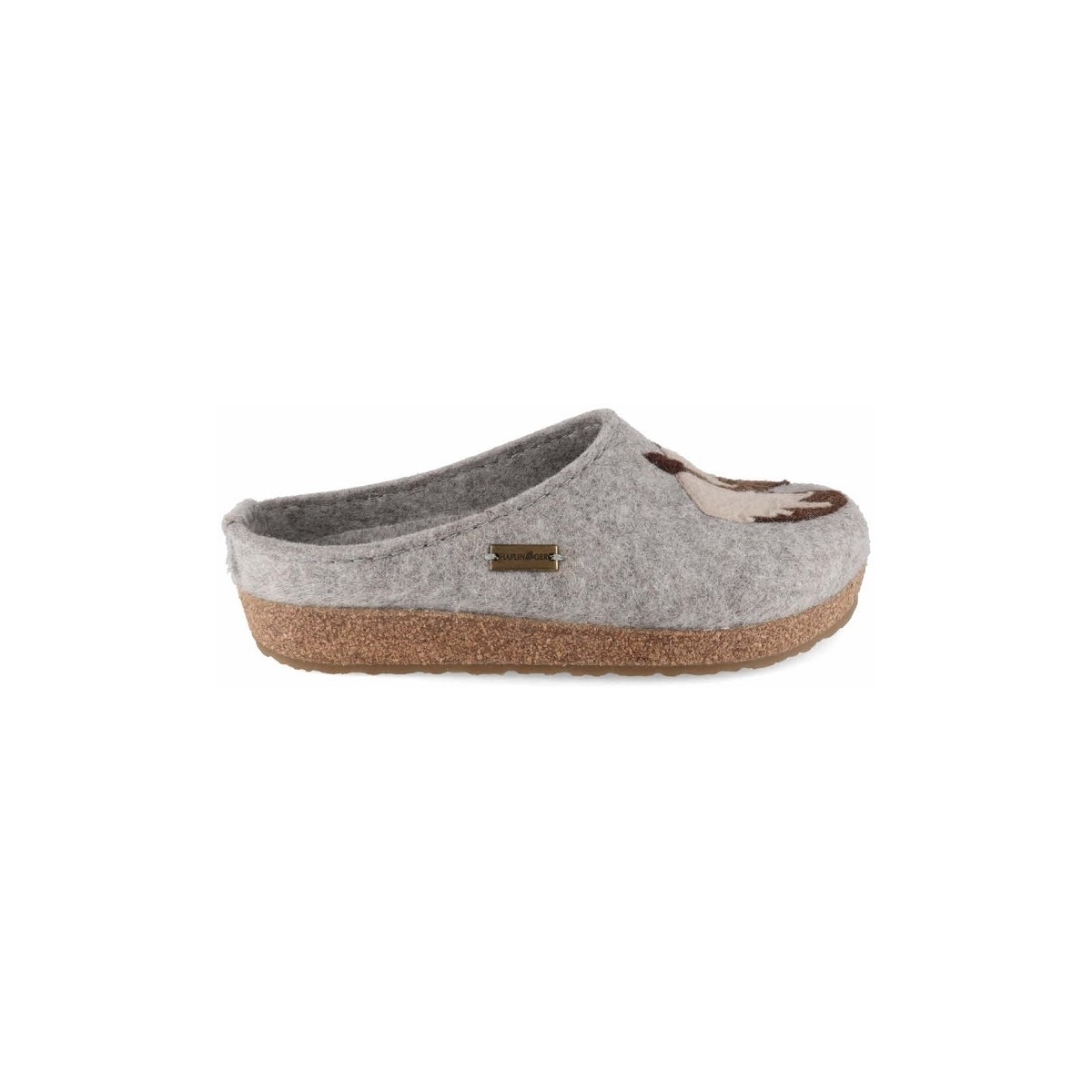 Sapatos Mulher Chinelos Haflinger GRIZZLY CAVALLO Cinza