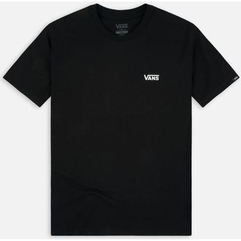 Textil Homem T-shirts e Pólos Vans VN0A54TFY28 - LEFT CHEST LOGO-BLACK Preto