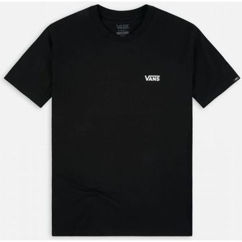 Textil Homem Left Chest Logo Shirt Vans VN0A54TFY28 - LEFT CHEST LOGO-BLACK Preto